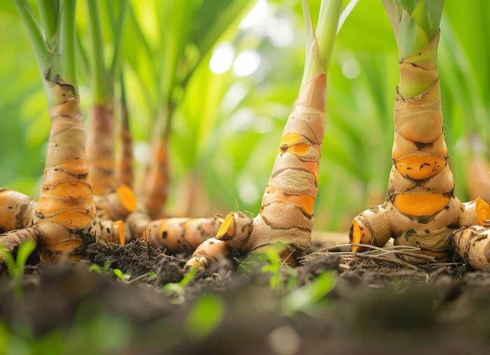 Turmeric growing