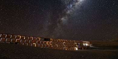 Starry night during a travel to Atacama Desert