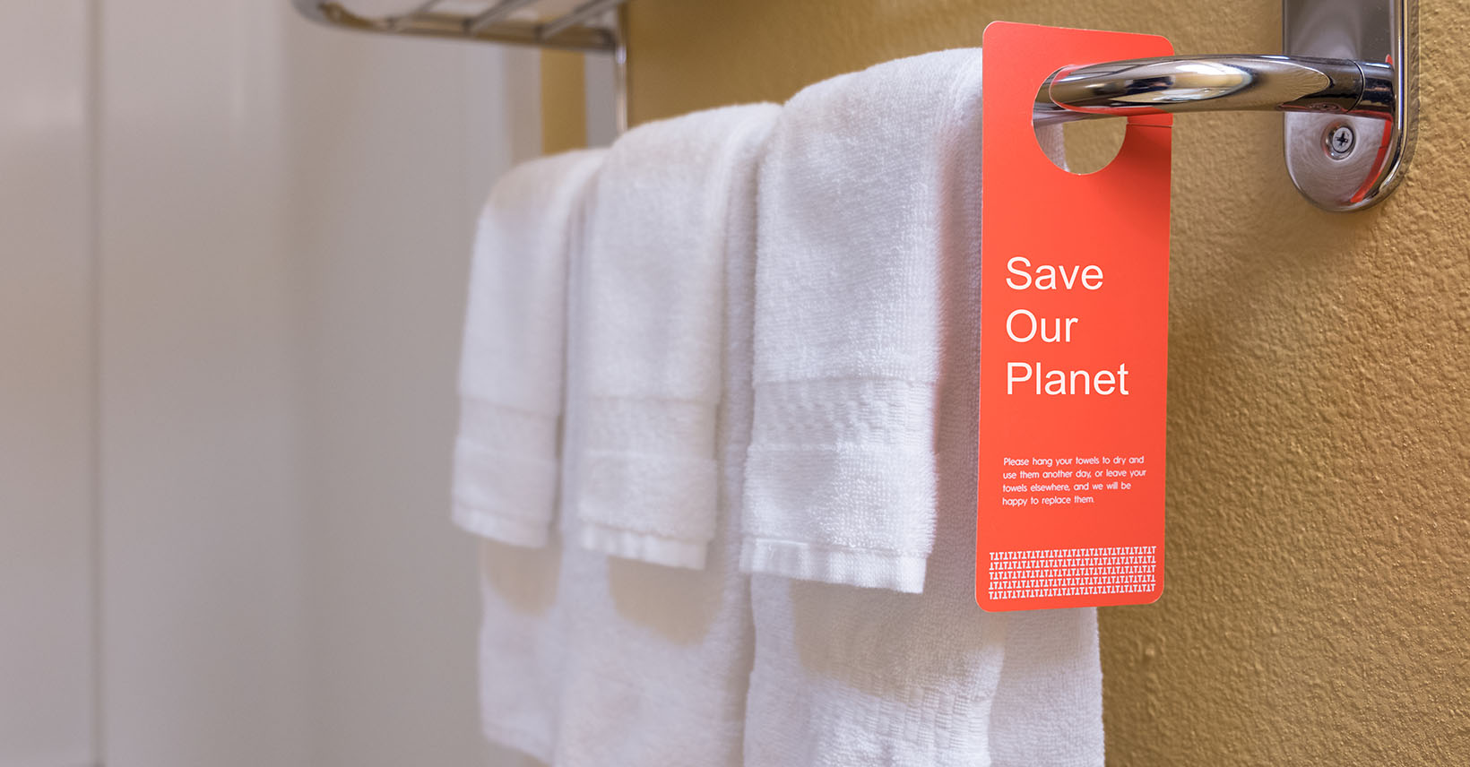 Hotel towel dilemma: Replace or reuse?