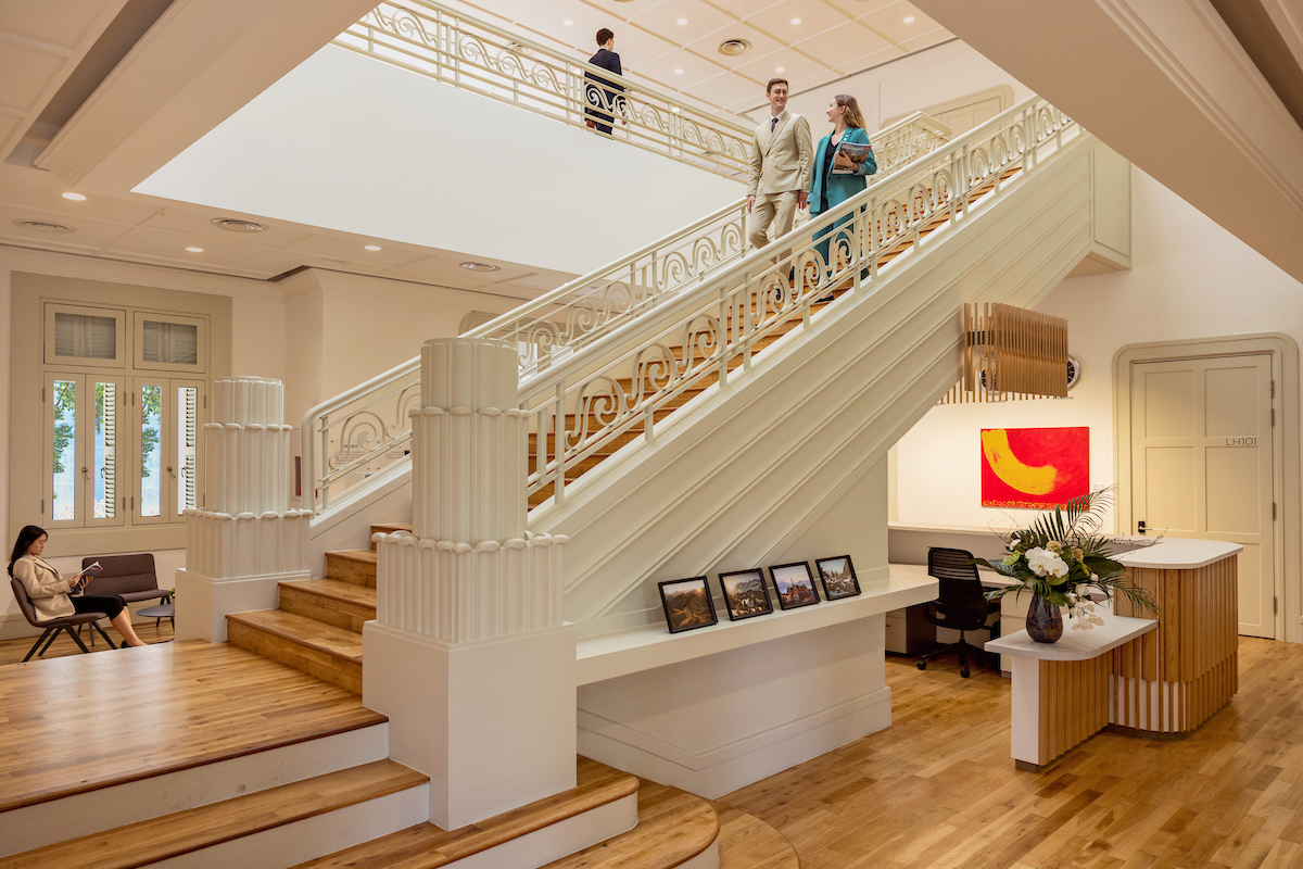 EHL Campus (Singapore) grand staircase