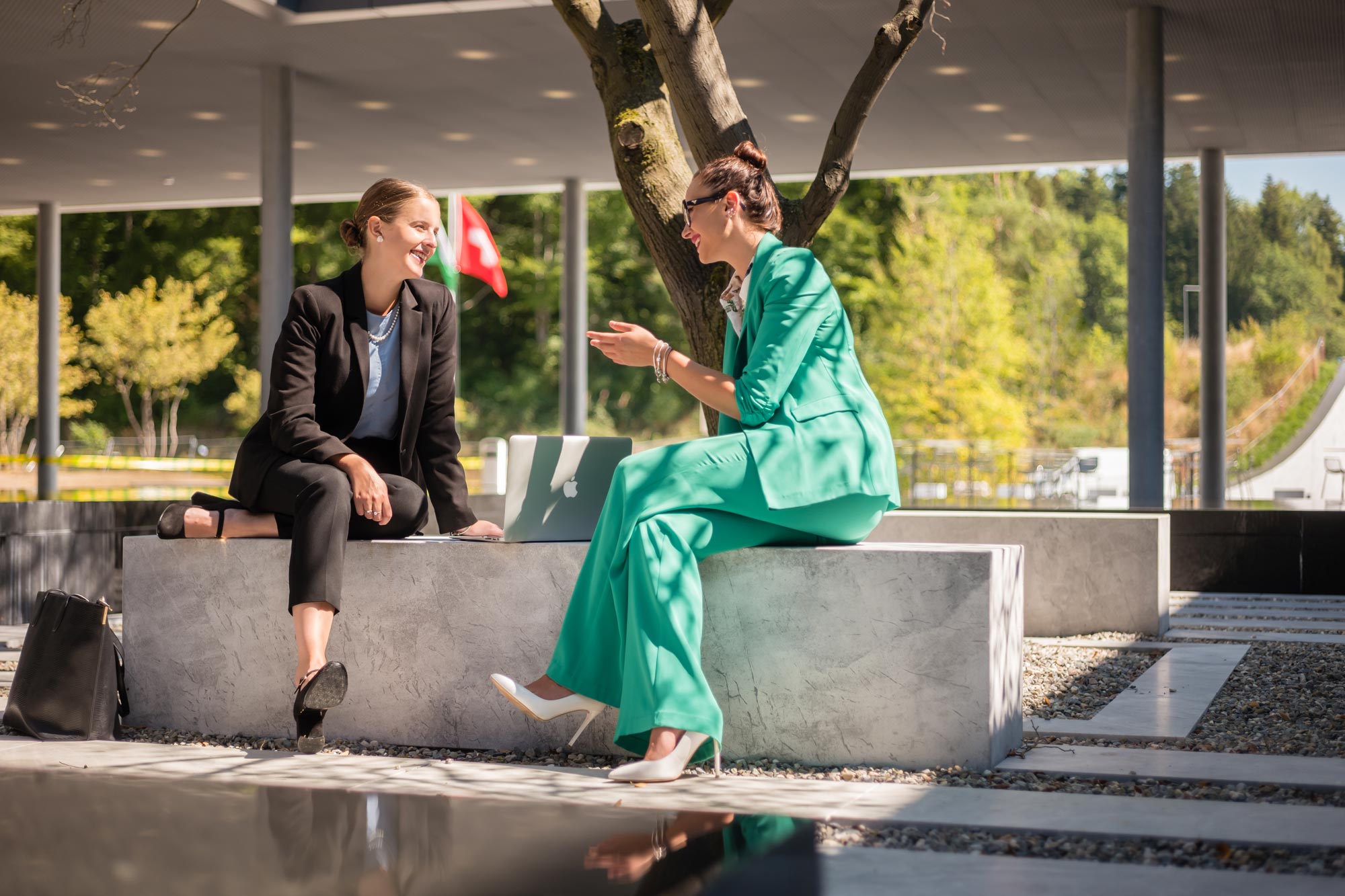 ehl-students-outside-entrance